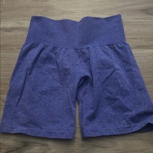 NVGTN High Waist Women's Shorts in Deep Purple